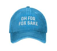 Cappello Oh for Fox Sake per Donna, Cappelli Divertenti per papà, Regali di Compleanno Divertenti per Uomo