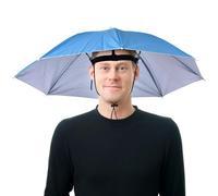 Cappello Ombrello Da Pesca - Cappello Ombrello Pieghevole | Ombrello Per La Testa Con Protezione UV Con Fascia Elastica | Copricapo Regolabile, Berretto Antipioggia Per Pesca, Golf, Campeggio, Spiaggi