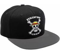 Cappello One Piece Luffy Skull Logo Black & Grey Cap Hat ABYstyle