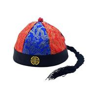 Cappello orientale cinese per adulti adolescenti dinastie antico cappello cinese per dramma vestire festival festa costume cappello imperatore orientale costume
