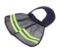Cappello Parasole per Casco di Sicurezza Rete Traspirante e Riflettenti | Pe, Copertura Estesa per Viso e Collo, per Lavoratori All'aperto, Cantieri e Strade