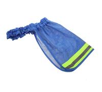 Cappello Parasole per Casco di Sicurezza, Tesa Ampia Blu | Poliestere Leggero e Traspirante, Protegge Viso e Collo, per Operai Ferroviari e Addetti Pulizia