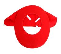Cappello Parasole per Casco di Sicurezza Visiera Rossa | Copri Cappello da Costruzione, Protezione Collo, Tessuto Resistente, Strisce Riflettenti, per Lavori Esterni