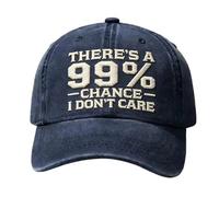 Cappello, parole cucite, per varie occasioni, blu navy, S-XXL