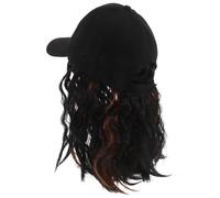 Cappello Parrucca da Baseball con Chioma Corti Ricci Bobo