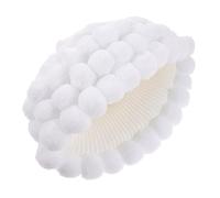 Cappello Parrucca da Vecchia per Ragazzo Ragazza Bianco, Lana 46-50cm | Accessori Chioma Halloween, Stile Adorabile e Unico, Morbido Elastico, per Regalo e Shower