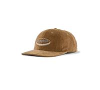 Patagonia - Cappello con visiera piatta in cotone biologico - Corduroy Cap '95 Oval Logo Coriander Brown in Cotone - Marrone