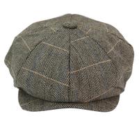 Cappello Peaky Blinders Da Uomo Cavani Tan Marrone 8 Pannelli Gatsby Flat Baker