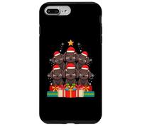 Cappello per albero di Natale a forma di cane Labrador Retriever Chocolate Lab Custodia per iPhone 7 Plus/8 Plus