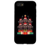 Cappello per albero di Natale a forma di cane Labrador Retriever Chocolate Lab Custodia per iPhone SE (2020) / 7/8