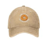 Cappello per Amanti dei Bagel, Cappello Sei Il Mio Tutto, Berretto da Baseball, Cappelli Regolabili da Cowboy, Regali alla Moda per Donne e Uomini