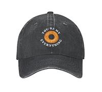 Cappello per Amanti dei Bagel, Cappello Sei Il Mio Tutto, Berretto da Baseball, Cappelli Regolabili da Cowboy, Regali alla Moda per Donne e Uomini