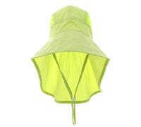 Cappello per bambini a tesa larga che protegge dal sole, leggero, ad asciugatura rapida, con patta rimovibile per il collo per ragazzi e ragazze, cappello alla pescatora con sottogola rimovibile