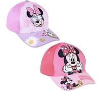 Cappello per Bambini di Minnie - Rosa - Da 2 a 8 Anni - Con Cotone e Poliestere - Berretto per Bambini con Strappo sul Retro Regolabile - Prodotto Originale Ideato in Spagna