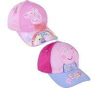 ARTESANÍA CERDÁ, S.L. Cappello per Bambini Peppa Pig – Fucsia – 2-8 anni – con strappo regolabile