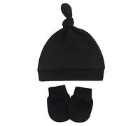 Cappello per bambini Guanti per neonati Cappelli per ragazzi Cappelli per bambini 0-6 mesi Neonato Bambino Bambino Nessun graffio Guanti in cotone Cappelli invernali Confezione da 3 necessità
