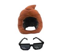 Cappello per cacca cosplay divertente Cappello a forma di cacca per il