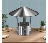 Cappello per Camino, Cappa per Camino, Cappuccio Antipioggia per Canna fumaria, Cappello per Camino, Cappucci per Camino in Acciaio Inossidabile, Cappa per Camino multiu(240mm/9.45inch)