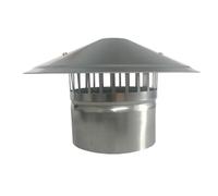 Cappello per camino in acciaio inossidabile Cappello del camino in acciaio inossidabile con copertura di ventilazione for protezione uccelli(60 mm)