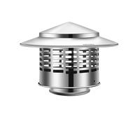 Cappello per camino in acciaio inossidabile Cappello del camino in acciaio inossidabile con protezione antipioggia, diverse dimensioni(7.5cm)