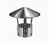 Cappello per camino in acciaio inossidabile Protezione antipioggia for camino regolabile in acciaio inossidabile 304(190mm(7.5"))