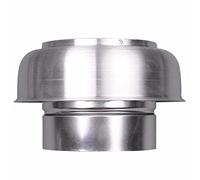 Cappello per Camino in Alluminio con Protezione Anti-Uccelli, Copertura Antipioggia e Anti-Neve, Protezione per Canna fumaria, Adatto a Tutti i Tipi di combustibile, Diametro 108 mm.