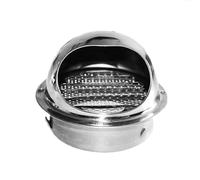 Cappello per camino- sfiato tetto copertura - acciaio Cappello parapioggia -Cappello per camino con Screen-acciaio inox 304-rotondo tetto Cappello per camino - umidità e Hot Scarico dell’aria- tubo