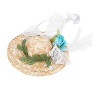 Cappello per Cani, Cappelli per Cani Cappello Ad per Cani Cappello da Sole per Animali Domestici con Fiori Mini Cappello di Paglia Divertente Cappello da Sombrero Messicano