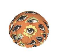 Cappello per capelli riutilizzabile con orlo elasticizzato da donna Buona fortuna Cuffia da a impermeabile doppia Cuffia da bagno