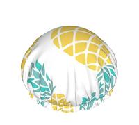 Cappello per capelli riutilizzabile con orlo elasticizzato da donna Summer Spin Pine DoubleCuffia da a impermeabile Cuffia da bagno