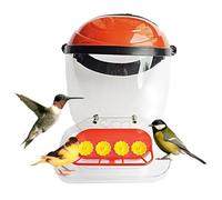 Cappello per colibrì, per l'alimentazione degli , visiera protettiva regolabile con 4 porte di alimentazione, per giardino, terrazza, balcone, esterno