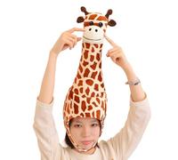 Cappello Per Copricapo Di Giraffa - Capo Di Testa Per Animale Giraffa Tridimensionale | Cappello Da Costume Per Bambini | Presentata Per Copricapo Di Peluche Play Di Ruolo | Cap Di Cosplay Per