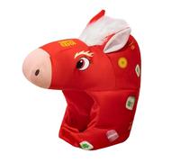 Cappello per costume da cavallo - 2026 Vestire copricapo | Accessorio per costume di Capodanno cinese | Per le donne ragazze carnevale festival vacanze compleanno divertente celebrazione