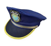 Cappello per costume da poliziotto per bambini, cappello regolabile per fingere di giocare di ruolo da poliziotto | Bomboniera cappello poliziotto per travestimento, accessorio cosplay per feste di