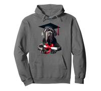 Cappello per diploma di cane mastino napoletano laureato proprietario Felpa con Cappuccio