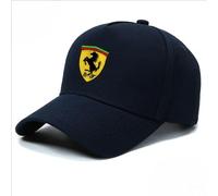 Cappello per Ferrari, Ad Asciugatura Rapida Traspirante Outdoor Berretto Corsa Unisex Adulto,Navy