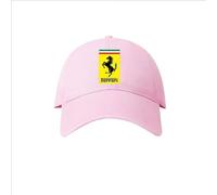 Cappello per Ferrari, Ad Asciugatura Rapida Traspirante Outdoor Berretto Corsa Unisex Adulto,Pink