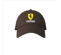 Cappello per Ferrari, Resistente ed Adatto ad Un Uso Quotidiano Unisex Adulto Materiale di Alta qualità,Brown