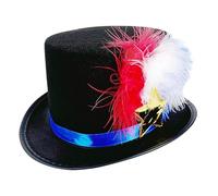 Cappello per il giorno 'indipendenza | Cappello con piume patriottiche rosse bianche blu - Copricapo festivo, divertente copricapo per carnevale, accessorio per feste e parate, accessorio per