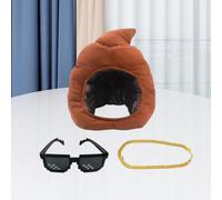 Cappello per la cacca per la cacca di cosplay Cappello a forma di cacca per