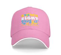 Cappello per la sensibilizzazione sulla sindrome di Down, Rock Your Socks, Nastro Blu e Giallo, Cappellino da Baseball per la