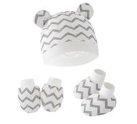 Cappello Per Neonato Guanti E Calzini Antigraffio Set Copricapo In Cotone Guanti Anti-graffio E Coprigambe Ragazzi Ragazze Accessori Abbigliamento Bambini