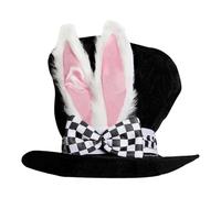 Cappello Per Orecchie Di Coniglio - Velvet Bunny Ears Hat | Cappello Da Coniglio Di Novità Fai Da Te Steampunk, Cappello Con Orecchie Di Coniglio In Peluche, Cappello Da Mago Fantasy, Cappelli Ultra C
