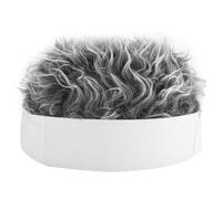 Cappello per parrucca da uomo - cappello in cotone morbido, cappello visiera da uomo | Heathes costumi, cappello per parrucca per capelli bianchi aderente per uomo, retrò e divertente cappello con