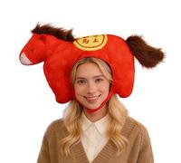 Cappello per travestimento con cavallo dei cartoni animati, accessorio per cosplay, accessorio per prestazioni con comoda imbottitura, accessorio per eventi con forma realistica, materiale per