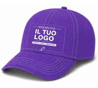 Cappello personalizzato - stampa il tuo cappello personalizzabile - 100% cotone - taglia unica - uomodonna - ideale per feste, regalo, scuola, gite e uso quotidiano.