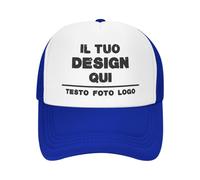 Cappello Personalizzato Visiera Cappellini Personalizzati Berretto Personalizzato con Foto/Logo/Text Traspirante Cappellino Trucker Personalizzabile Evento Aziendale Cerimonia Laurea Team Building