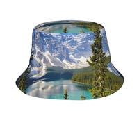 Cappello Pescatore Moraine Lake Mountains Canada Summer Tree Tall Fresh