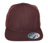 Cappello Piatto Semplice Stretch Zephyr In Mogano Per Bambini E Giovani