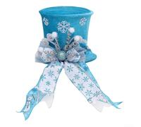 Cappello pieghevole per albero di Natale, in tessuto, con fiocco per | Struttura pieghevole, compatto, salvaspazio, mantiene intatta la forma, pronta per le prossime festività natalizie